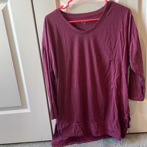 Women’s plum blouse